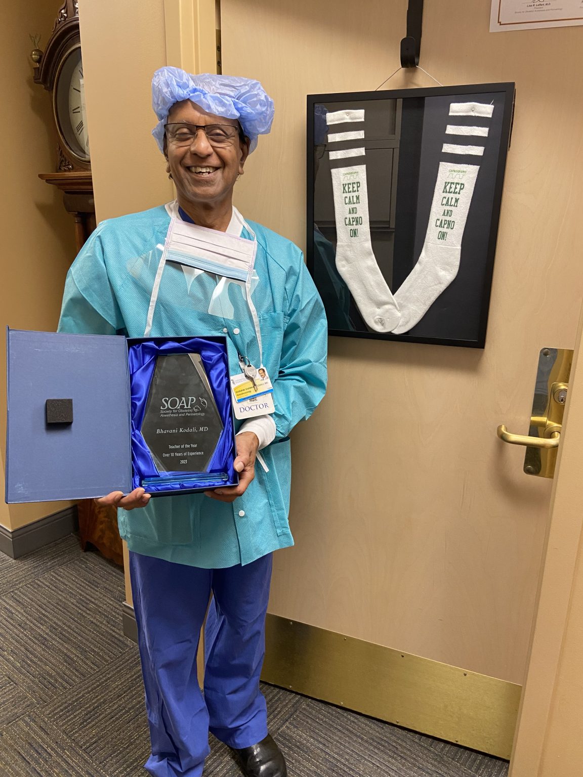 Awards Bhavani Shankar Kodali MBBS, MD, FASA Capnography