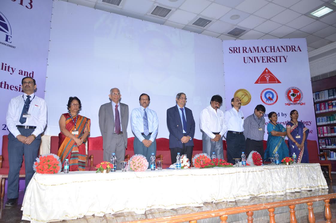 Bhavani Shankar Kodali with Vice Chancellor of Ramachandra University 