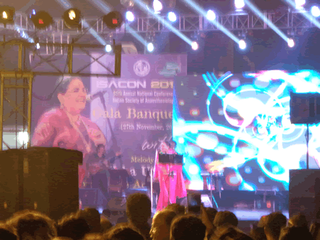 Bhavani Kodali at Indian society of Anesthesiologists Meeting 2017