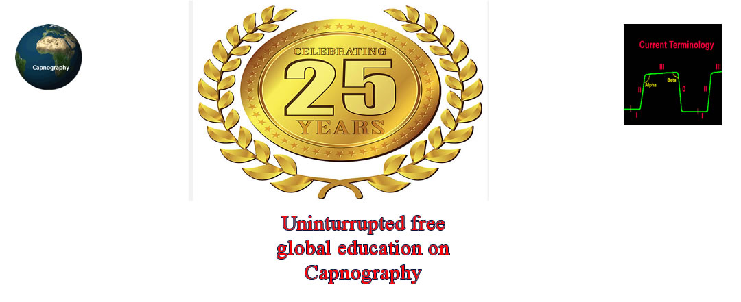 Free education on capnography for 25 years